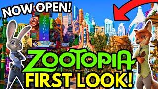 FIRST LOOK at Zootopia Land Coming to Shanghai Disneyland! | The World's First Zootopia Land