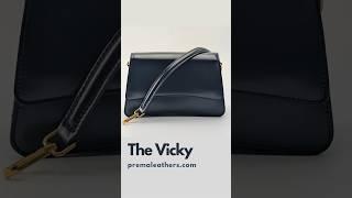 The Vicky is a stylish and versatile crossbody handbag. #handbags #fashion #leatherbag