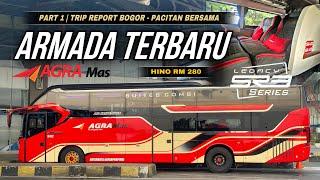 PART 1 | TRIP REPORT BUS TERBARU AGRA MAS⁉️Legacy SR3 Suites Combi‼️BOGOR - PACITAN