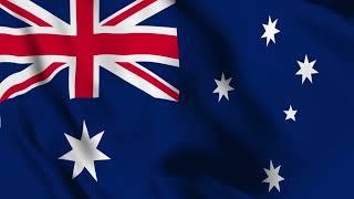 Australia flag Green Screen Video | Green Screen Animation