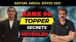 Judiciary Topper - Rank 40 | HJS 2022 | Topper Secrets Revealed | Aditya Jain | Anil Khanna