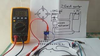 Pulse motor using A3144 Hall sensor, miliampere working - Mr. Mim