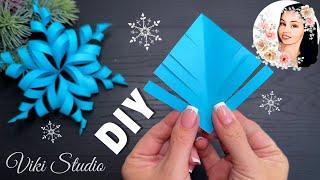 AMAZING Paper Snowflake Christmas Craft Decorations Tutorial