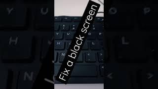 Fix PC Black Screen in 15 seconds