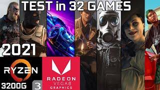 Test 32 Games with Ryzen 3 3200G Vega 8 & 16GB RAM