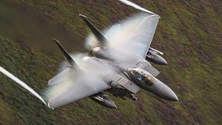 F-15s Surge Through the Mach Loop in Spectacular Formations -4K