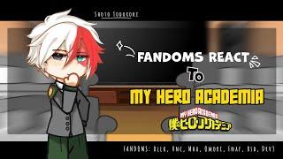 FANDOMS REACT TO EACH OTHER || My Hero Academia [1/2] || Read desc