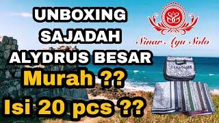 Unboxing Sajadah Alydrus Besar - Sinar Ayu Solo #marketing #sajadah #bisnisonline