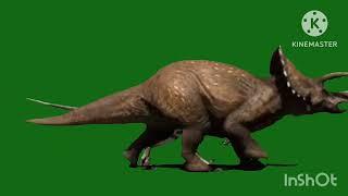 And Dinosaur Stampede From Meteor Green Screen