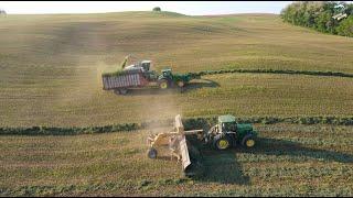 Merging & Chopping Alfalfa | Whiteleather Farms | Minerva Ohio