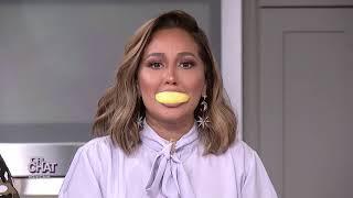 The Hosts of THE REAL Take The Eating Lemon With No Expression Challenge