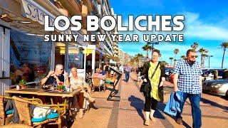 Los Boliches Fuengirola Spain Sunny New Year Update January 2022 Costa del Sol | Málaga [4K]