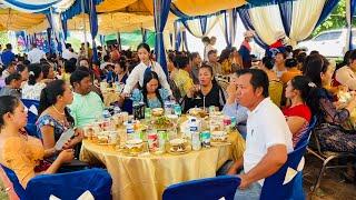 Wedding reception in Palang Village, Khmer style