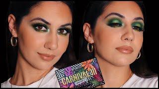 EASY GREEN LOOK USING THE BPERFECT CARNIVAL III PALETTE