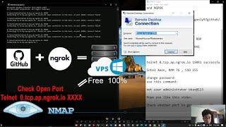 Simple Get VPS Github | 2 WAY to Get Free VPS with Github & NGROK | Free Trial No Credit