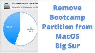 How to remove Windows Bootcamp partition from Mac(OS Big Sur)
