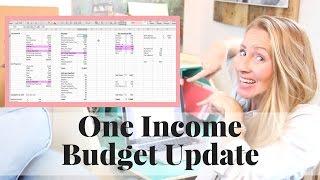 One Income Family Budget Update | How to Live on One Income and Pay Off Debt