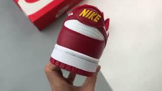 Nike Dunk Low White Gym Red DD1391 602