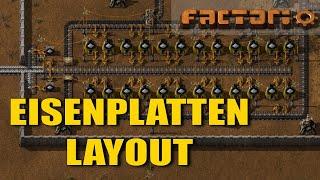 Eisenplatten Layout | Factorio Tutorial