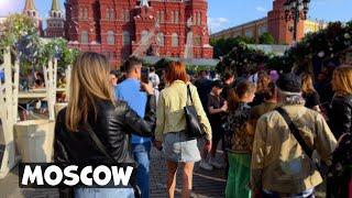 ⁴ᴷ HUNGRY RUSSIAN  Fish week in Moscow   Street food and lots of seafood | Walking Tour