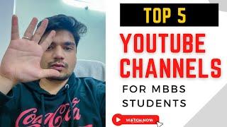 Top 5 Youtube channels to follow as MBBS Student (1st year) #mbbs #1styearmbbs