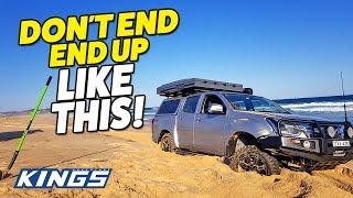 Beach 4WDing Secrets REVEALED! How to avoid getting bogged on the sand!