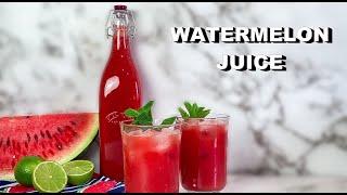 How to make watermelon Juice in a blender