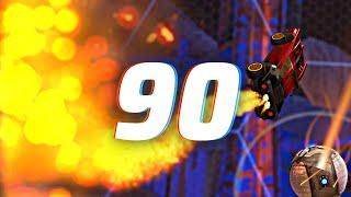 ROCKET LEAGUE INSANITY 90 ! (BEST ROCKET LEAGUE CLIPS, FREESTYLES!)