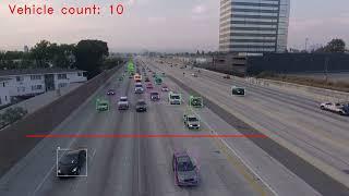 Vehicle Detection and Traffic Counting using AI.