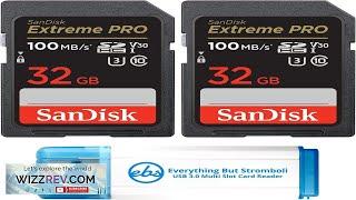 SanDisk 32GB SDHC SD Extreme Pro Memory Card (Two Pack) works Review