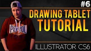 How To Use A Drawing Tablet In Adobe Illustrator CS6 - Tutorial #6