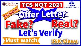 TCS offer letter | TCS NQT 2021 | TCS interview email | TCS Score Card 2021 | TCS Interview