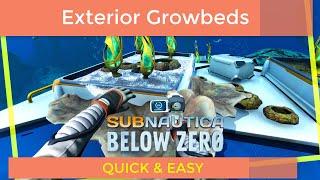 Subnautica below zero Finding Exterior GrowBeds Quick and Easy