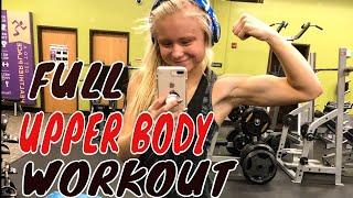 FULL UPPER BODY WORKOUT| How I stay MOTIVATED