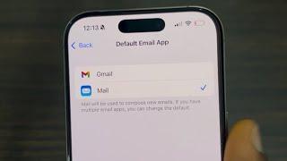 iOS 18: How to Change Default Email App on iPhone