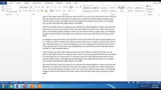 How to get a paragraph automatically for practice in MS Word