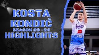 Kosta Kondić #3 || KK Igokea || Season 23 - 24 || Highlights