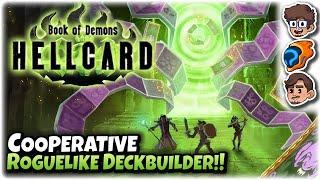 Co-op Roguelike Deckbuilder! | Let's Try Book of Demons: HELLCARD (ft. The Wholesomeverse)