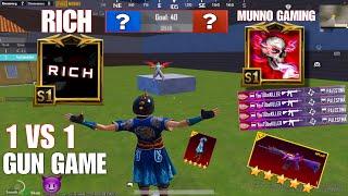 BEST FUNNYWOW GAMEPLAY WITH RICH AND MUNNO1VS1 GUN GAME DEATH MATCHSAMSUNG,A7,A8,J4J5,36