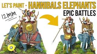 Carthage War Elephants | Hail Caesar Epic Battles | Punic Wars - Warlord Games - Part 3