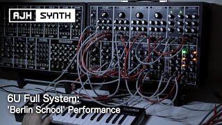 MiniMod 6U Full System 'Berlin School' style performance - Melodic Eurorack Modular - AJH Synth