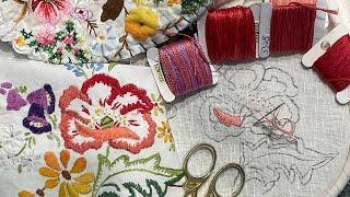 Save money by creating your own embroidery elements for slow stitch.