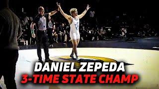 Daniel Zepeda Wins His Third California High School State Wrestling Title