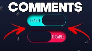 How to Turn Off or Turn On Comments on TikTok 2025 !