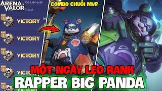 VUX MỘT NGÀY LEO RANK VỚI SKIN ZUKA RAPPER BIG PANDA COMBO CHUỖI MVP LIÊN QUÂN MOBILE