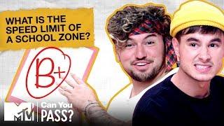 Can You Pass Drivers Ed? ft. Kian & JC  MTV Access