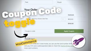 Easily Toggle WooCommerce Coupon Code Redemption Field