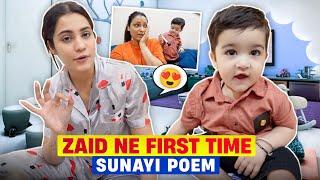 ZAID NE FIRST TIME SUNAYI POEM | Malik Kids