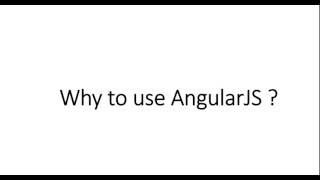 Why to use AngularJS - 5 - AngularJS in Arabic