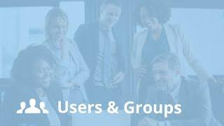 Creating and Managing User Groups